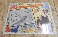 Walt Disney Lady & The Tramp Spanish Language Movie Placard/poster 16x12 Sealed Walt Disney Lady & The Tramp Spanish Language Movie Placard/poster 16x12 Sealed