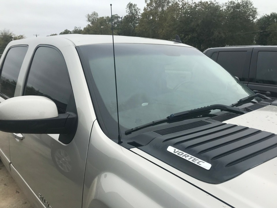 21" Stainless Steel Antenna Mast Power Radio AM/FM For CHEVY - Foto 10