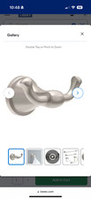 delta becker towel hook in brushed nickel