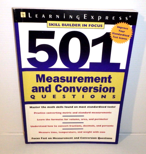 501 Measurement and Conversion - Skill Builder in Focus - Math Test Study Ref LN - 第 1/13 張圖片