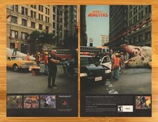 2003 War of the Monsters PS2 Vintage Print Ad/Poster Kaiju Video Game Promo Art
