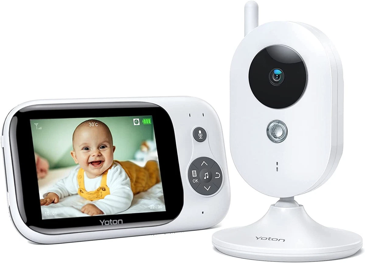 Baby Monitor Video with Camera 3.2 Inch , Smart Monitor with LCD