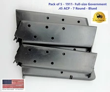 5 Magazines .45 ACP Colt 1911 Pistol Mag Clip 45 AUTO 7 Round Government