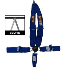 RCI 9211CC Shoulder Harness Driver Restraints Complete Set Cam Lock V-Type Blue