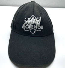 Mad Science Black Kids Snapback Adjustable Long Brim Front Logo Embroidered