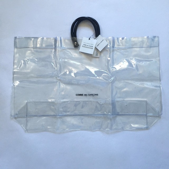 cdg transparent bag