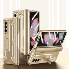 360  Full Armor Protective Hard Case Cover Glass Film for Samsung Z Fold 2 3 4 5