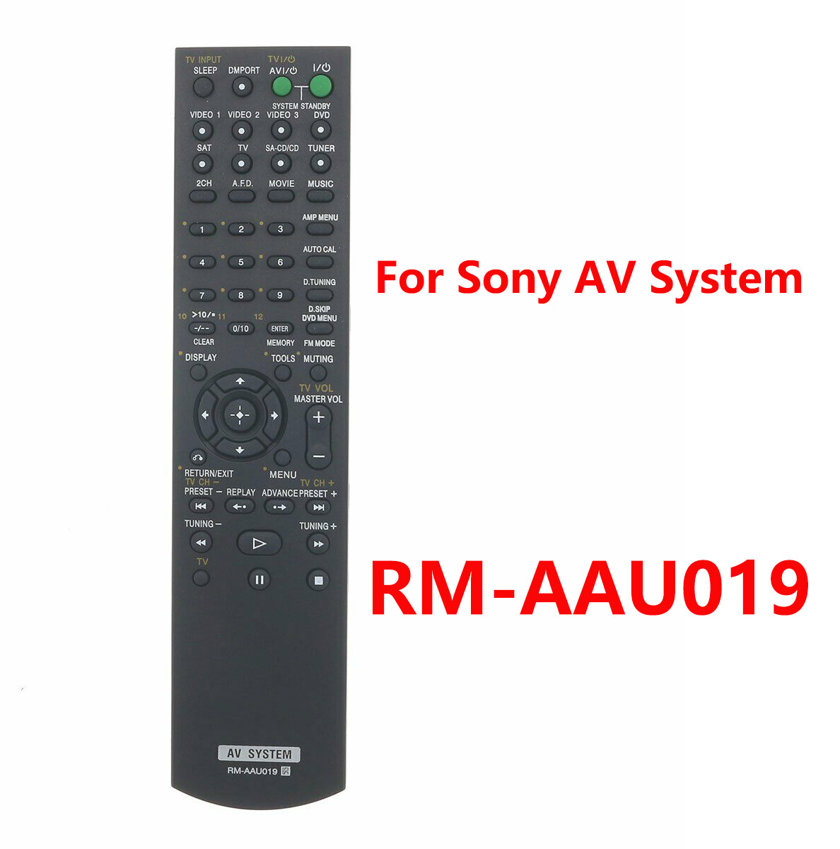 sony surround sound system remote