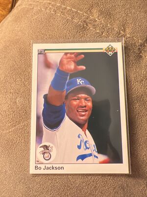 1990 Upper Deck Bo Jackson ERROR VERY RARE! #75 Baseball Card. Pristine  Mint. | eBay