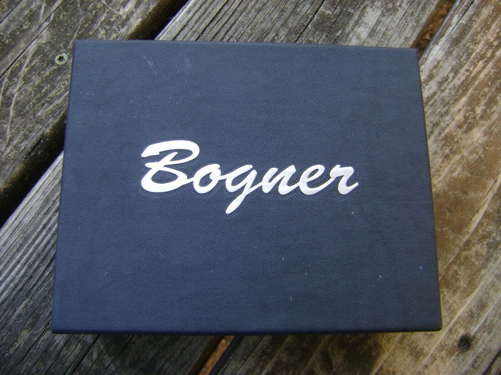Bogner ECSTASY BLUE EMPTY RETAIL STORAGE BOX W/Manual