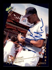 1993 Classic Best Gold #183 Michael Moore - On Card Autograph
