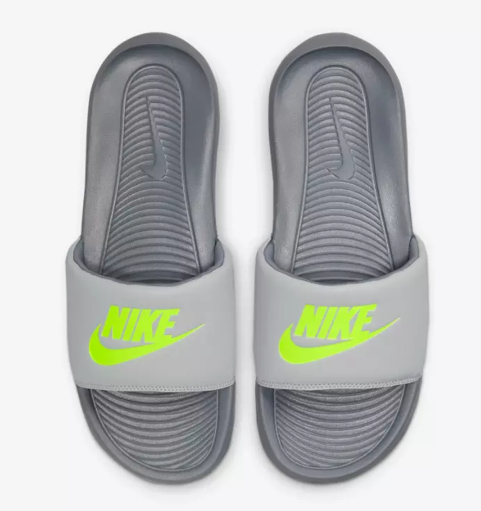 Nike Victori One Slide Grey Volt Multi Size Mens Slides Shower Shoes Flip Flops
