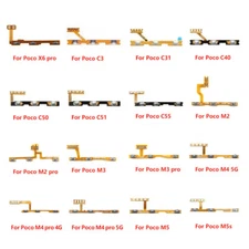 Power Button Volume Flex Cable Fr Xiaomi Poco F1 2 3 4 5 M2 3 4 5 C3 40 50 X6 GT