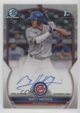 2023 Bowman Chrome Prospect Auto Refractor 432/499 Matt Mervis #CPA-MM Auto 3ir