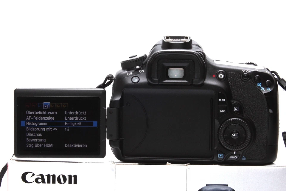 Canon EOS 60D 18 MP FULL HD DSLR mit Canon EF 28-80mm II Objektiv + OVP - Bild 2 von 4