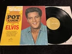 ELVIS PRESLEY LP LSP-2523 POT LUCK SHRINK LIVING STEREO CANADA TAN LABEL RE NMMT