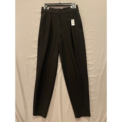 Express Stylist Editor Black High Rise Tapered Dress Pants NWT Size 6L