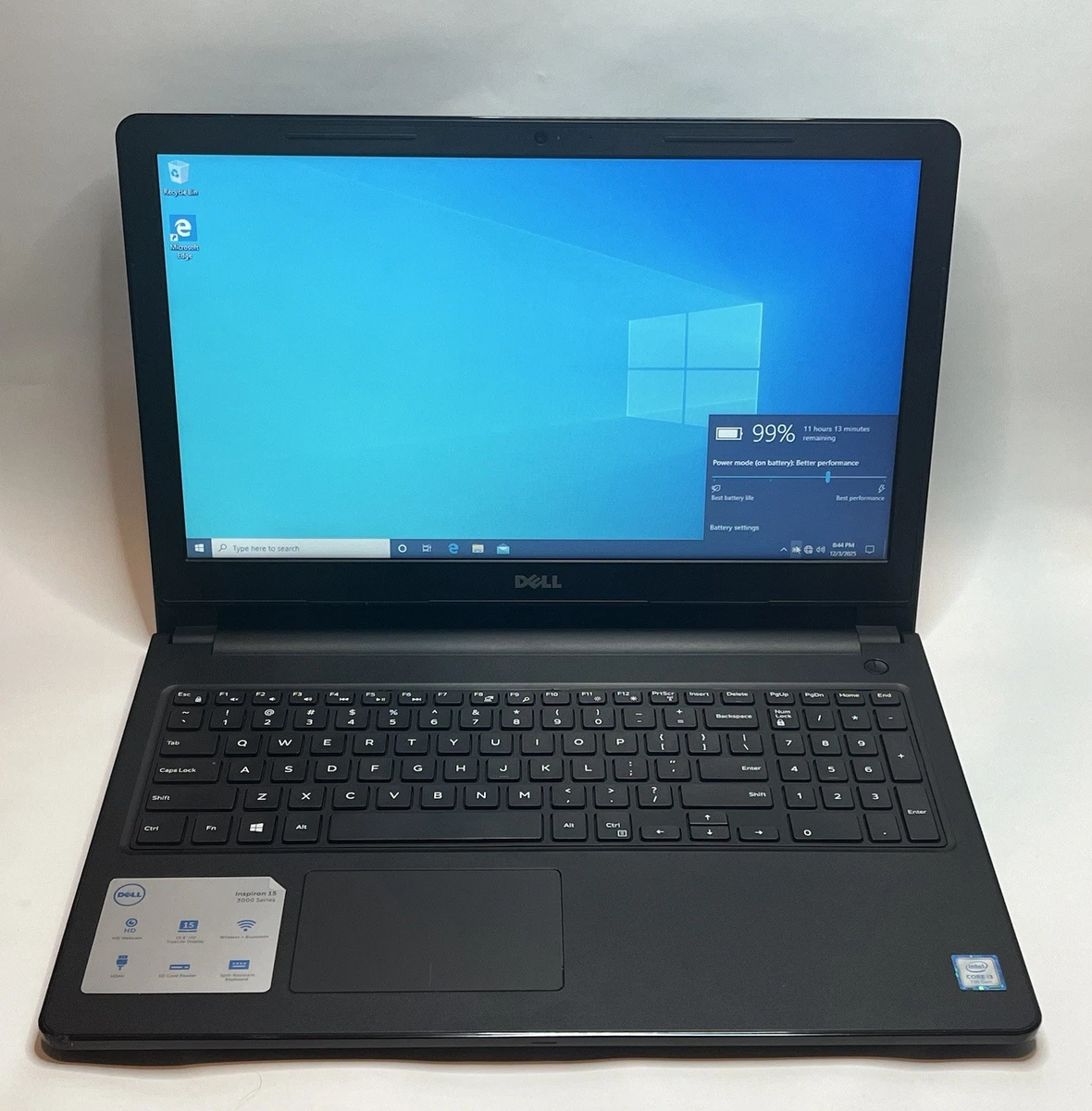 Dell Intel Core i3 7th Gen. PC Laptops & Netbooks 15-15.9 in