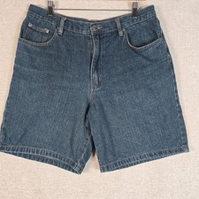 Vintage Bugle Boy Denim Shorts Mens 34 Blue Jean Dad Core 90s Y2K Relaxed