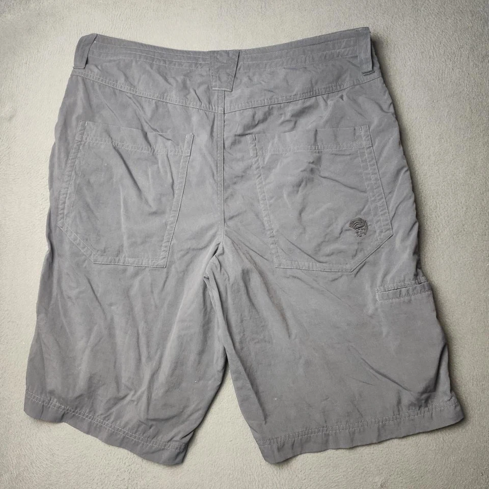 Mountain Hardwear Short Mens 38 GRay 12" Setter Outdoor Hiking Cargo Pockets - Image 3 of 4