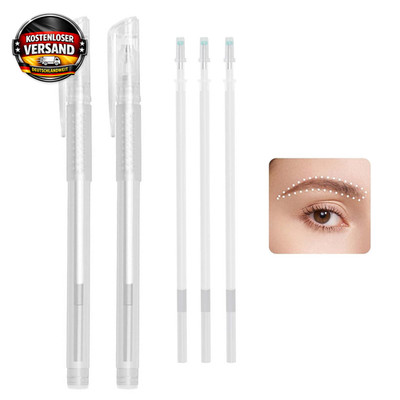 Haut Marker 2er Set für Tattoo Lippe Augenbrauen Permanent Make up Wasserfest