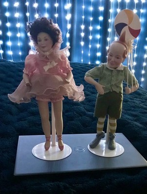Franklin Heirloom Wizard of Oz Porcelain Dolls MUNCHKINS Set Land of Oz '89 RARE