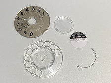 GPO 700 SERIES DIAL PLATE, FINGER DIAL, RETAINING CLIP, OPAL & NUMBER CARD SET