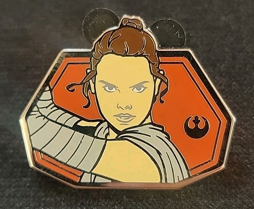 2020 Disney Hidden Mickey Pin Icon Star Wars Heroes Rey HM
