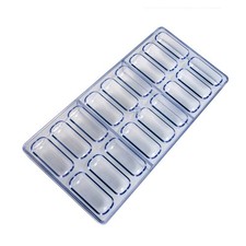 Stampo 18 slot per cioccolatini gelatine grado plastica policarbonato stampo caramelle