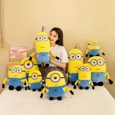 40cm Medium Despicable Me Cartoon Movie Plush Toys Cute Minion Plushie Bob Stuar