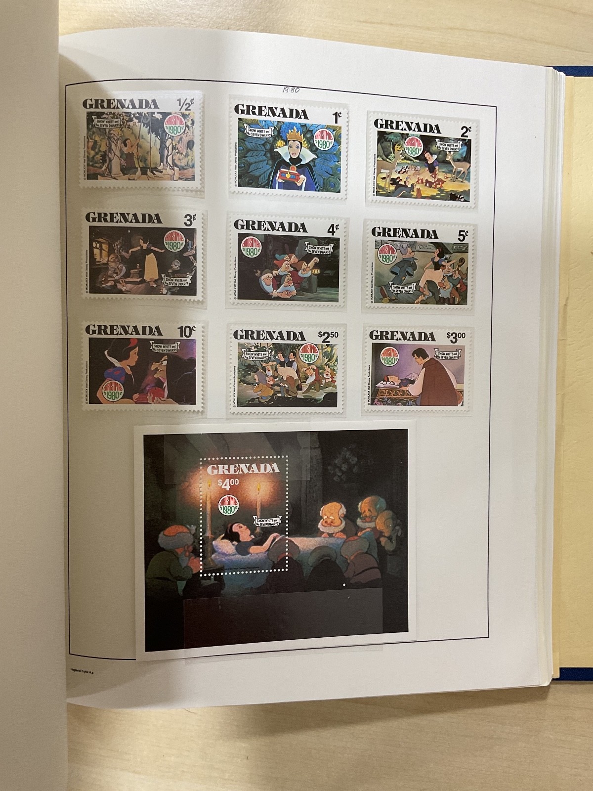 Grenada stamps. QV - QE. mostly MNH. Little used/MN. Schaubek album. EX96