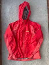 Jack Wolfskin Women's Texapore Waterproof Jacket Outdoor sz M Red