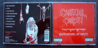 Cannibal Corpse   B*tchered At Birth (1991) original CD release