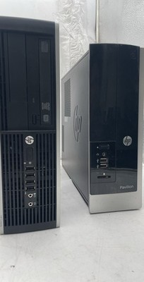 HP Compaq Elite 8300 Pavilion Slimline 400-314 SFF Desktop No HDD Lot of 2