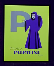 SHAG Star Wars Celebration Alphabet Print 2020 Artist Series Emperor Palpatine