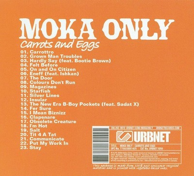 MOKA ONLY CARROTS AND EGGS NEW CD