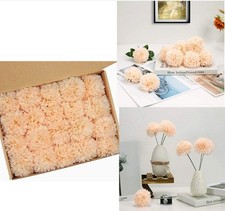 Set of 20 Artificial Hydrangea Flowers w/Stems DIY Bouquet for Any Occasion