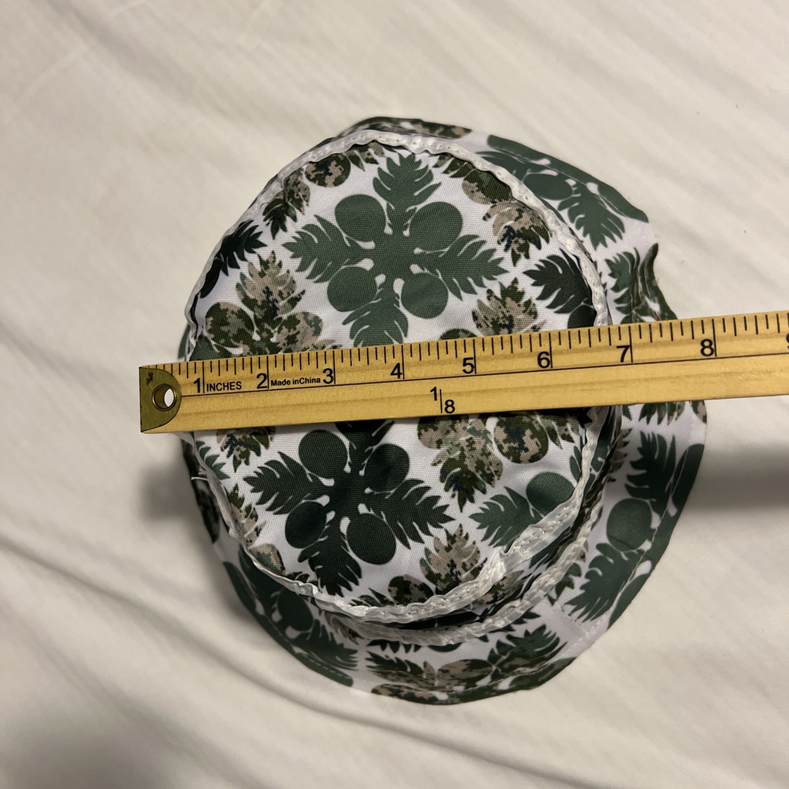 Hawaiian Bucket Hat Quilt Pattern Reversible Gree… - image 9