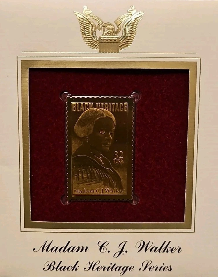 1998 Stephanie Victoria Brandon Clark Madam C. J. Walker Black Heritage Series - Image 3 of 3