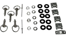 QUAD LOGIC Quick-Release Dzus Fastener Side Panel Hardware Kits 100-4328-PU