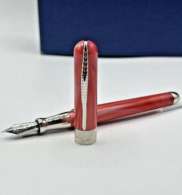 PINEIDER AVATAR MARBLE PINK FOUNTAIN PEN FOUNTAIN PEN NEW NO BOX