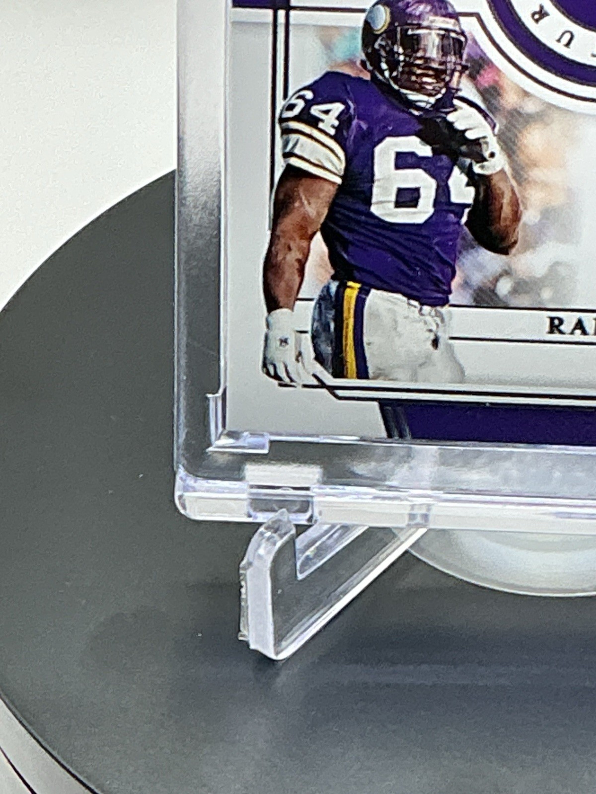 2019 Panini National Treasures John Randle Randall McDaniel Dual Auto 11/25 view 4