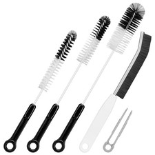Bottle Cleaning Brush Set - Long-Handled Flexible 15.75 inches, Black