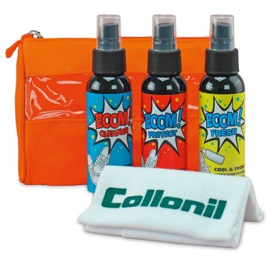 Collonil BOOM! Ultimate Kit - mit Putztuch und Tasche ideale Schutz für Sneaker