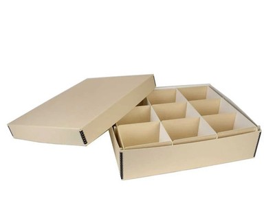 Tan 16-Compartment Object Storage Kit   3-3/4 x 4-3/4 x 2-7/8'' Compartments