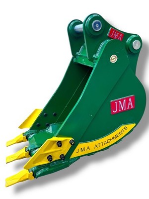 JMA 24'' Heavy Duty Digging Bucket for 16 - 25 Tons Excavators. 80mm Pins