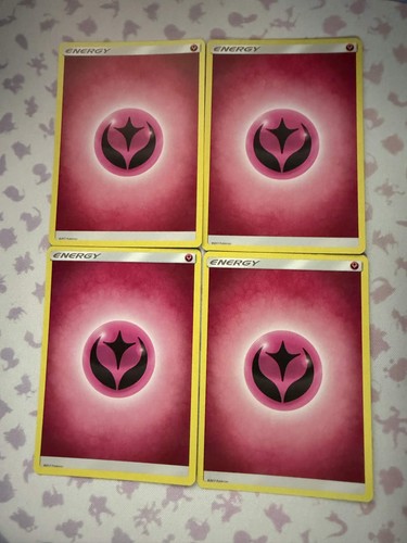 4 Card Pokemon Fairy Energy (Discontinued) Sword & Shield LP