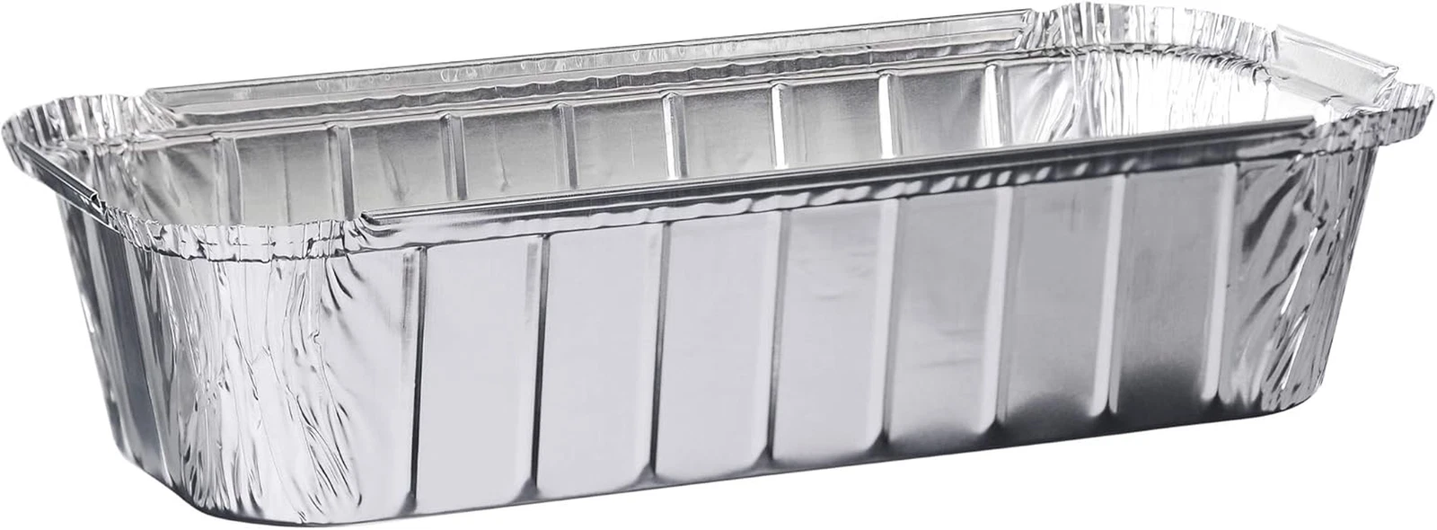 PLASTICPRO [3 Lb 10 Pack Disposable Loaf Pans Aluminum Tin Foil Meal Prep Bakewa