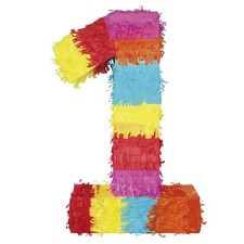 Piñata número 1 multicolor para niños fiesta fábrica EE. UU. piñata bofetada de cumpleaños