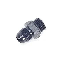 -6 ORB to -6 AN Adapter Fitting - Black Anodized - WARR Performance 47-0089
